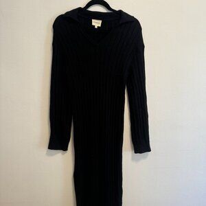 Black Knit dress, slightly oversized fit